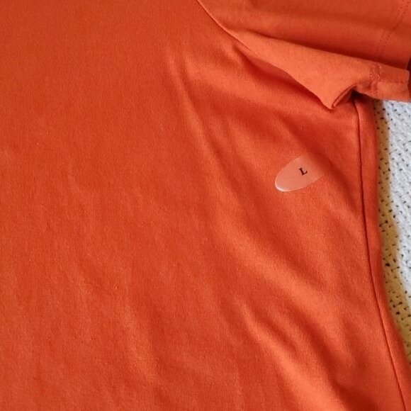 Christopher & Banks Fall Color Sz. L Burndt Orange SS Crew T-Shirt - Picture 3 of 6